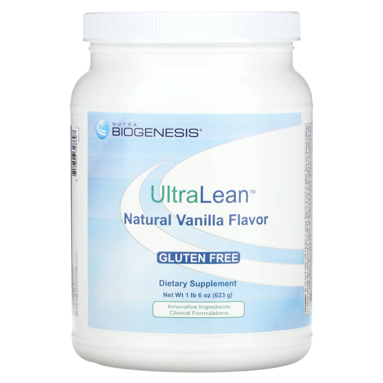 Nutra BioGenesis, UltraLean, Natural Vanilla, 1 lb 6 oz (623 g) UPC 812806328697 | HiLife Vitamins